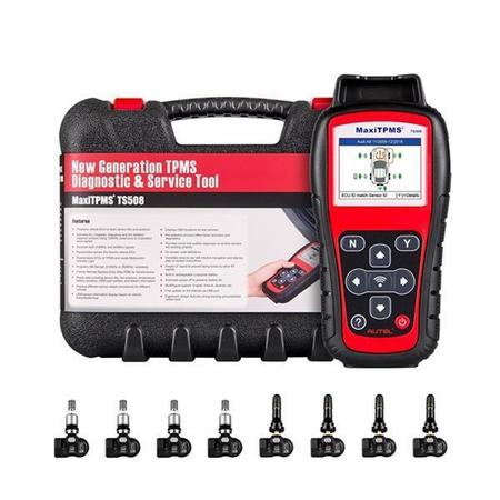 Autel AUTEL: TS508K MAXITPMS KIT SCAN TOOL WITH 8 PROGRAMMABLE SENSORS INCLUDED - USA VERSION AUTEL-TS508k